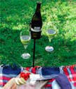 Outdoor wine glass holder gift.